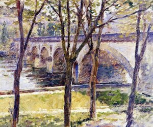 Bridge Near Giverny — Theodore Robinson