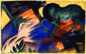 Green Horse — Franz Marc, Cubism
