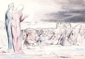 The Circle Of The Traitors. Alberti Brothers — William Blake