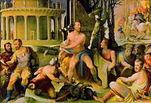The Sacrifice Of Codrus, King Of Athens — Domenico Di Pace Beccafumi