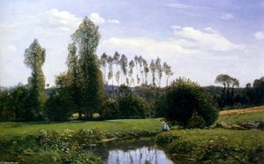 View At Rouelles Le Havre — Claude Monet