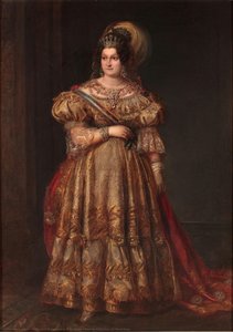María Cristina Of Bourbon — Valentín Carderera Y Solano