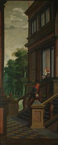 A Seven-part Decorative Sequence: An Outdoor Stairway, Dirck Van Delen, 1630 - 1632 — Dirck Van Delen