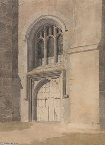 Doorway And Window Of A Church — John Sell Cotman