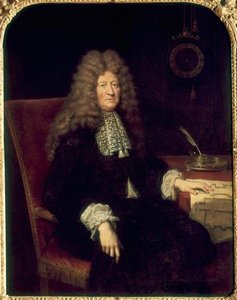Portrait D'edouard Colbert, Marquis De Villacerf (1628 1699), Surintendant Des Bâtiments Du Roi — Pierre Mignard