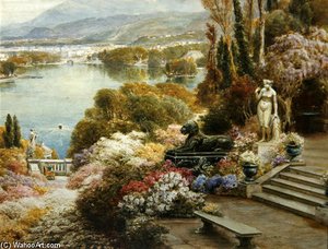 Lake Maggiore - — Ebenezer Wake Cook, Romanticism