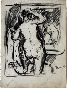 The Woman In Front Of A Mirror — Pyotr Konchalovsky, Fauvism