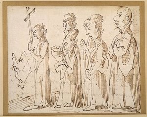 A Jesuit Procession, Caricatured With