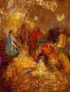 Christ And His Desciples — Odilon Redon