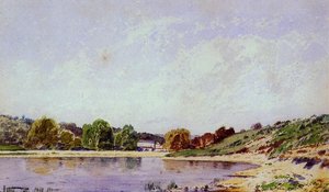 A Bend In The Durance River — Paul Camille Guigou