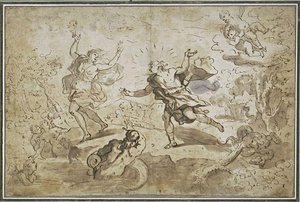 Apollon And Daphné — Luca Giordano