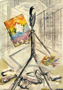 The Enemy Of The Rainbow — George Grosz