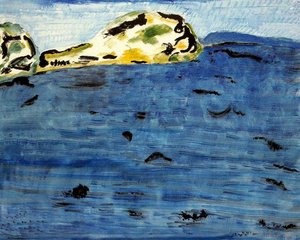 Blue Bay And Dunes — Milton Avery