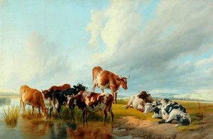 A Group Of Cattle — Thomas Sidney Cooper