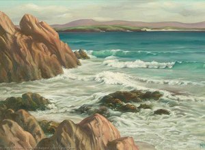 Rocks And Waves — Margaret Barnard