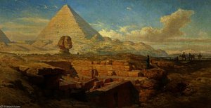 The Pyramids — William James Müller, Orientalism