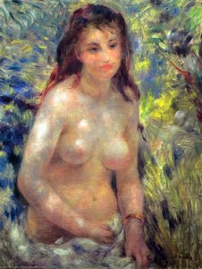 Study Torso Sunlight Effect — Pierre-auguste Renoir