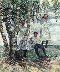 Under Birches — Igor Emmanuilovich Grabar