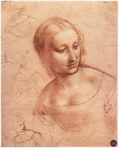 Study For Madonna With The Yarnwinder — Leonardo Da Vinci