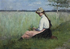 Girl In A Meadow — Elin Kleopatra Danielson-gambogi
