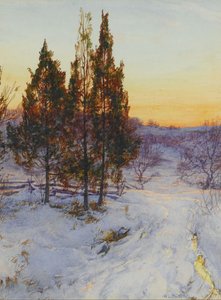 Cedars At Twilight — Walter Launt Palmer