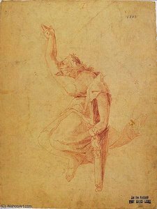 Greiser, Wreathed Singer With Harp — Albin Egger Lienz