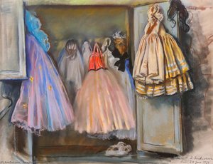 Closet Of Ballerina Irina Baranova — Zinaida Serebriakova