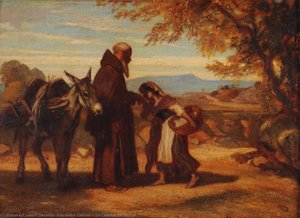 Le Capucin Collecteur — Alexandre Gabriel Decamps