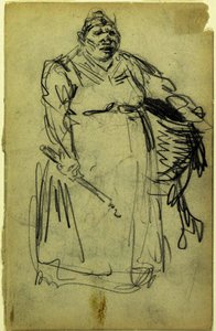 Woman With Basket — George Benjamin Luks