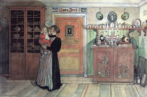 Between Xmas ^ New Year — Carl Larsson