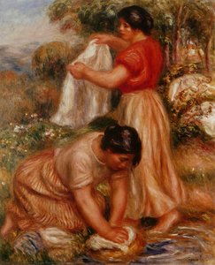 Laundresses 1 — Pierre-auguste Renoir