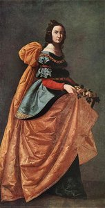 St Casilda Of Burgos — Francisco De Zurbarán, Spanish Baroque