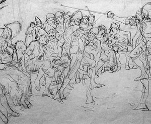 Sketch Illustration For''captain Montoya — José Jiménez Aranda