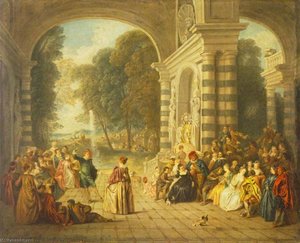 Les Plaisirs Du Bal — Jean-baptiste Pater, Rococo