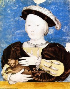 Edward, Prince Of Wales, With Monkey — Hans Holbein The Younger