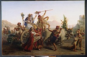 Le Retour De La Fete De La Madone De L'arc, Pres De Naples — Louis Léopold Robert, Romanticism