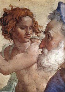 Ezekiel (detail) — Michelangelo Buonarroti