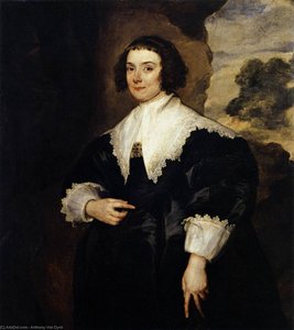 Portrait Of Isabella Van Assche — Sir Anthony Van Dyck, Baroque Portraiture