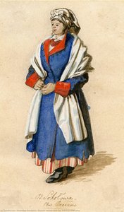 Peasant Woman From The Sokołów Town Area — Stanisław Putiatycki, Romanticism