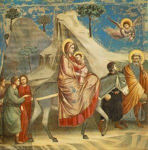 Scrovegni - [20] - Flight Into Egypt — Giotto Di Bondone