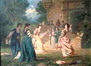 Badminton Game — Ladislaus Bakalowicz