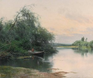 A Quiet Afternoon On The River — Emilio Sanchez-perrier
