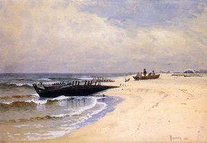 Low Tide 1 — Alfred Thompson Bricher, Impressionism