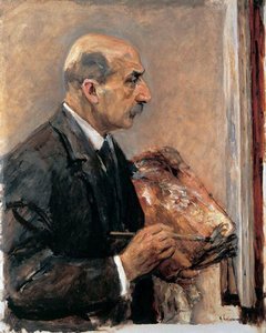Self-portrait With Palette — Max Liebermann