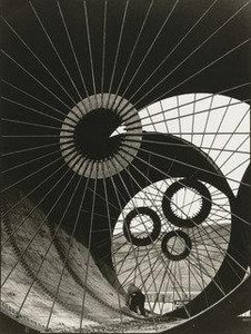 Wind Tunnel Construction, Fort Peck Dam, Montana — Margaret Bourke-white