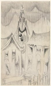 Church Bells Ringing, Rainy Winter Night, No. 2 — Charles Burchfield