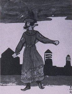 'sketch Of Costumes For ''snow Maiden''' — Nicholas Roerich