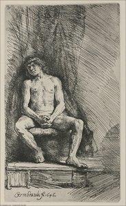 A Figure, Formerly Called 'the Prodigal Son' — Rembrandt Van Rijn