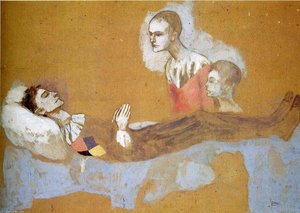 Harlequin's Death — Pablo Picasso