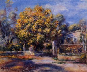 Houses At Cagnes — Pierre-auguste Renoir